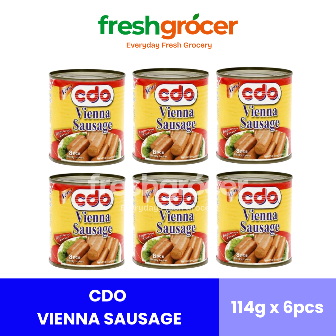 CDO Vienna Sausage 114g - Pack of 6