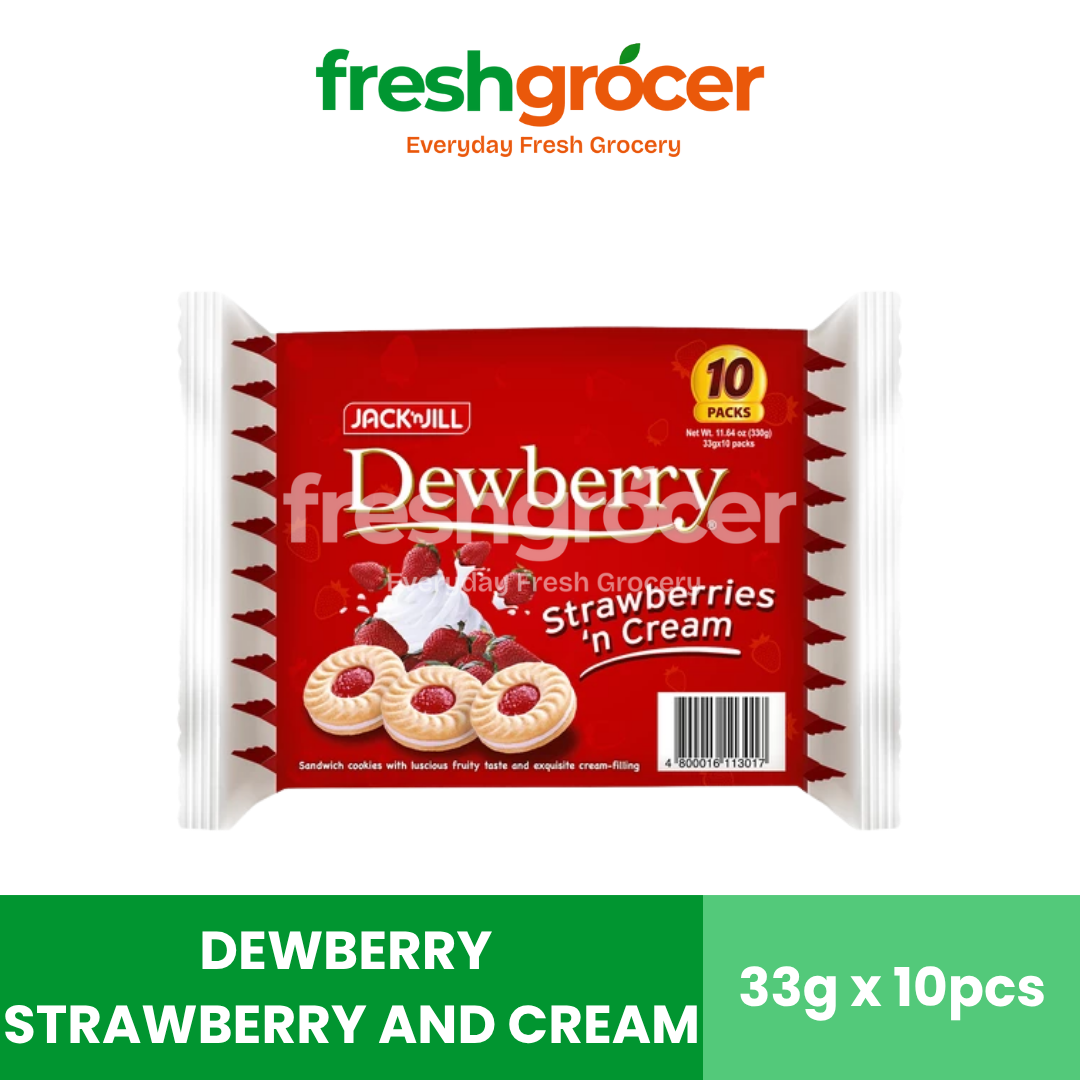 Dewberry Strawberry And Cream 33g - Pack of 10