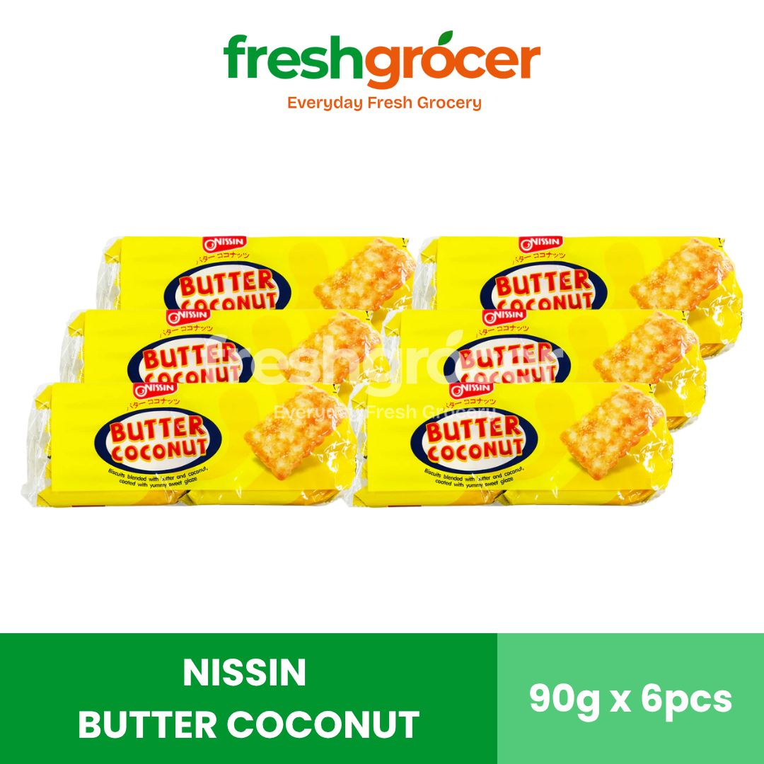 Nissin Butter Coconut 90g - Pack of 6