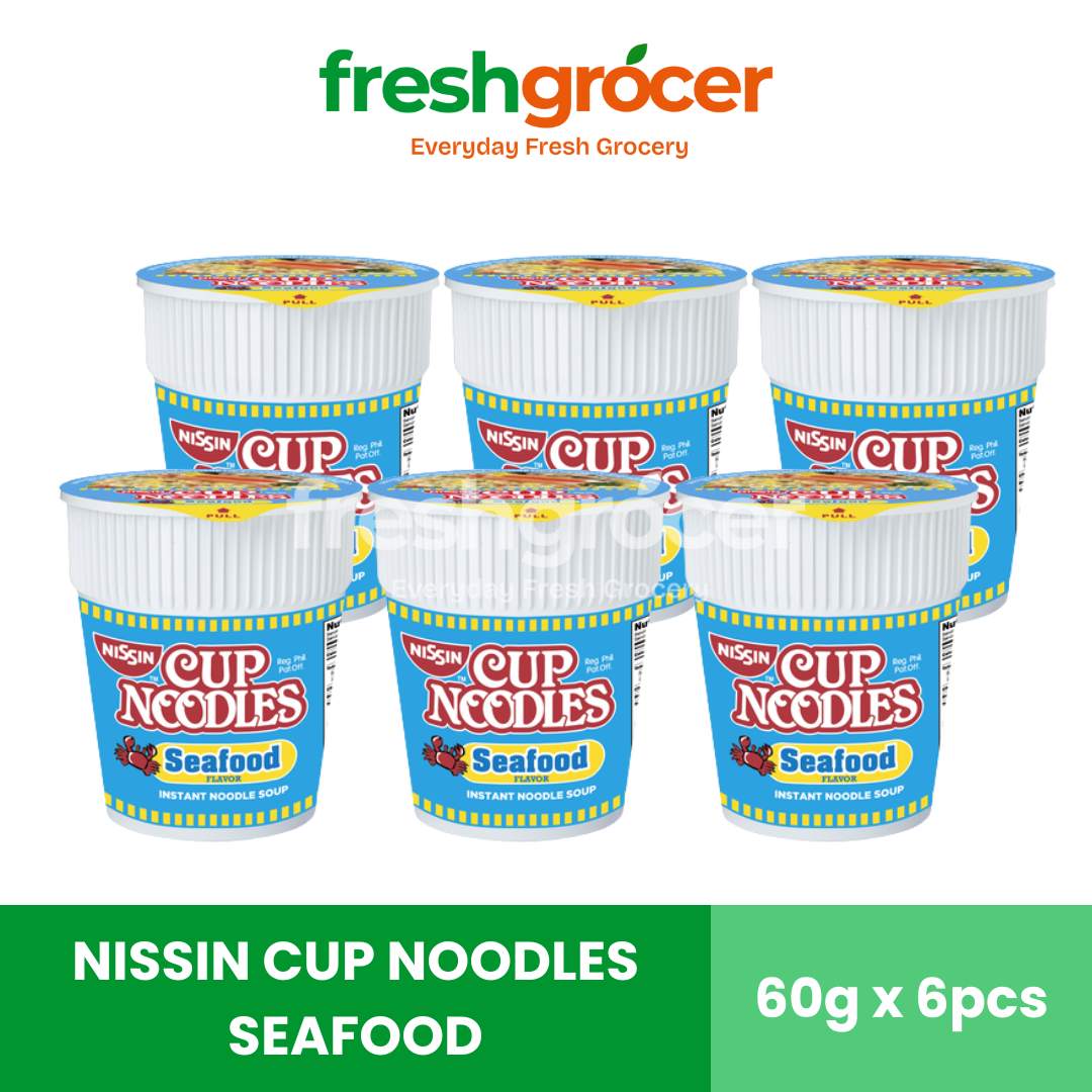 Nissin Cup Noodles Seafood 60g - Pack of 6