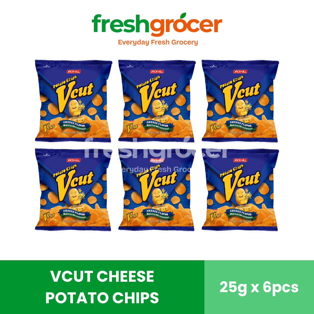 Vcut Cheese Potato Chips 25g - Pack of 6