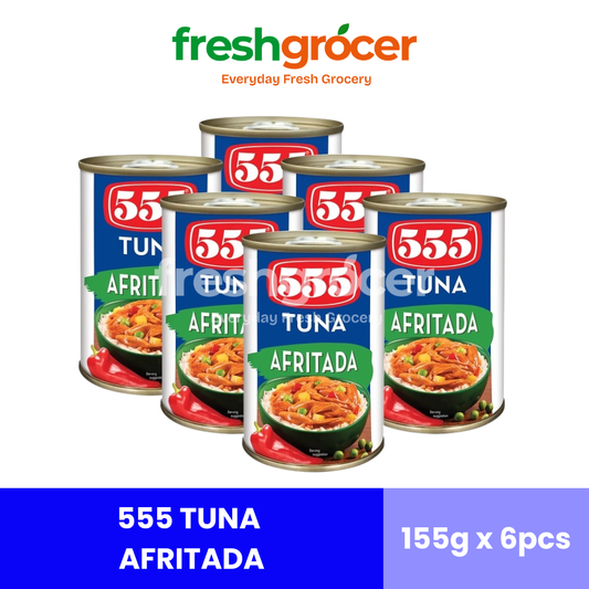 555 Tuna Afritada 155g - Pack of 6