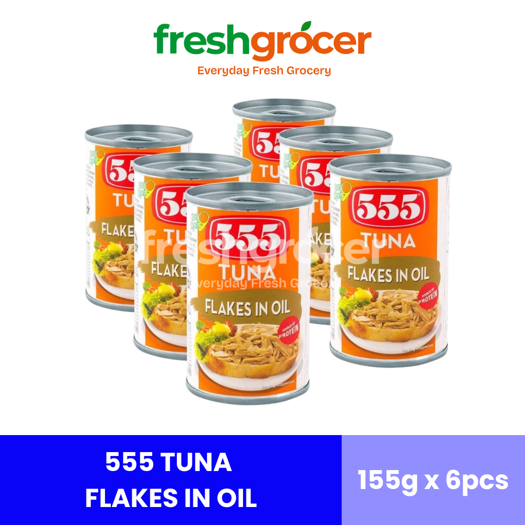 555 Tuna Flakes in Oil 155g - Pack of 6