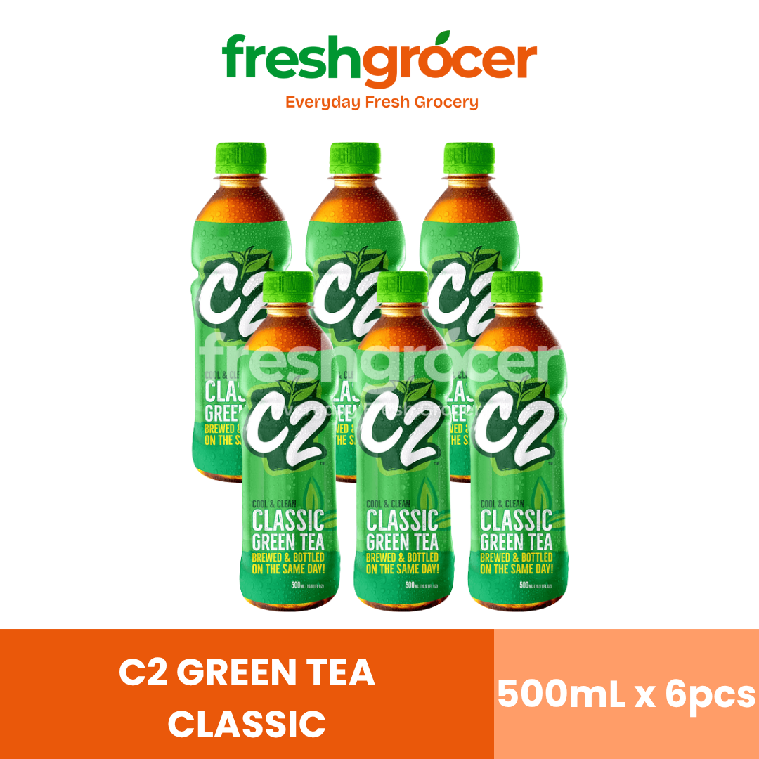 C2 Classic Green Tea 500ml - Pack of 6