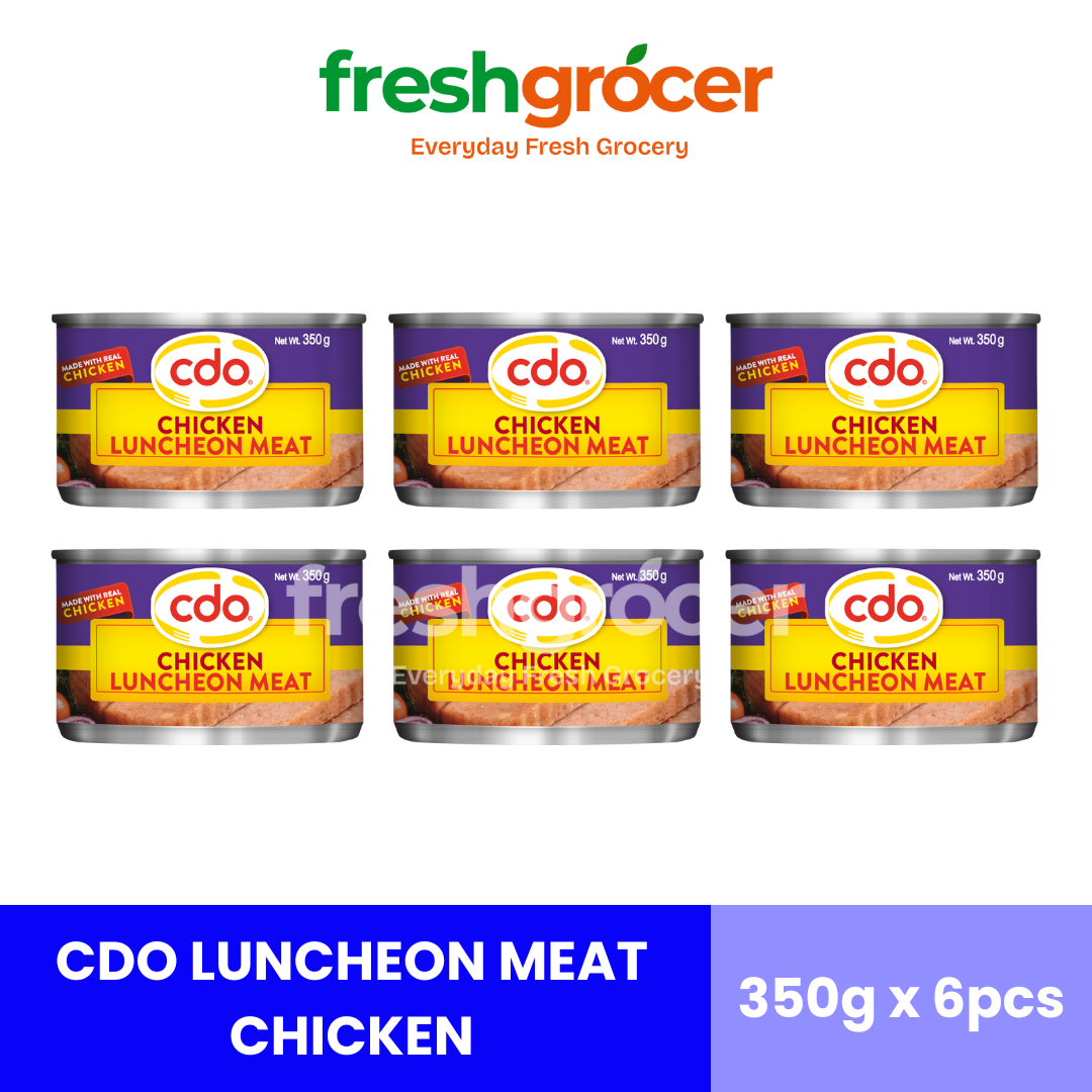 CDO Luncheon Meat Chicken 350g - Pack of 6