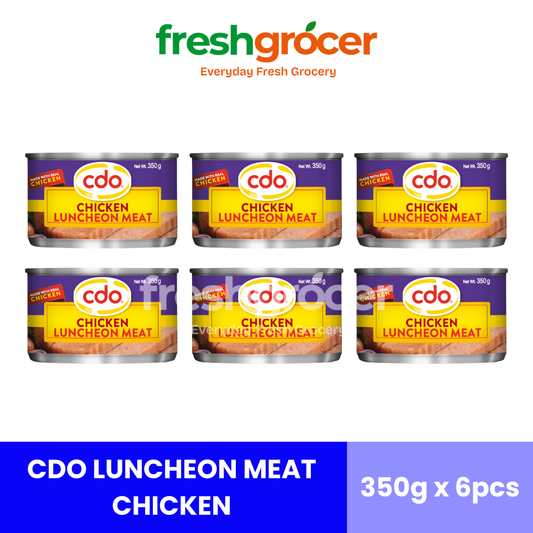 CDO Luncheon Meat Chicken 350g - Pack of 6