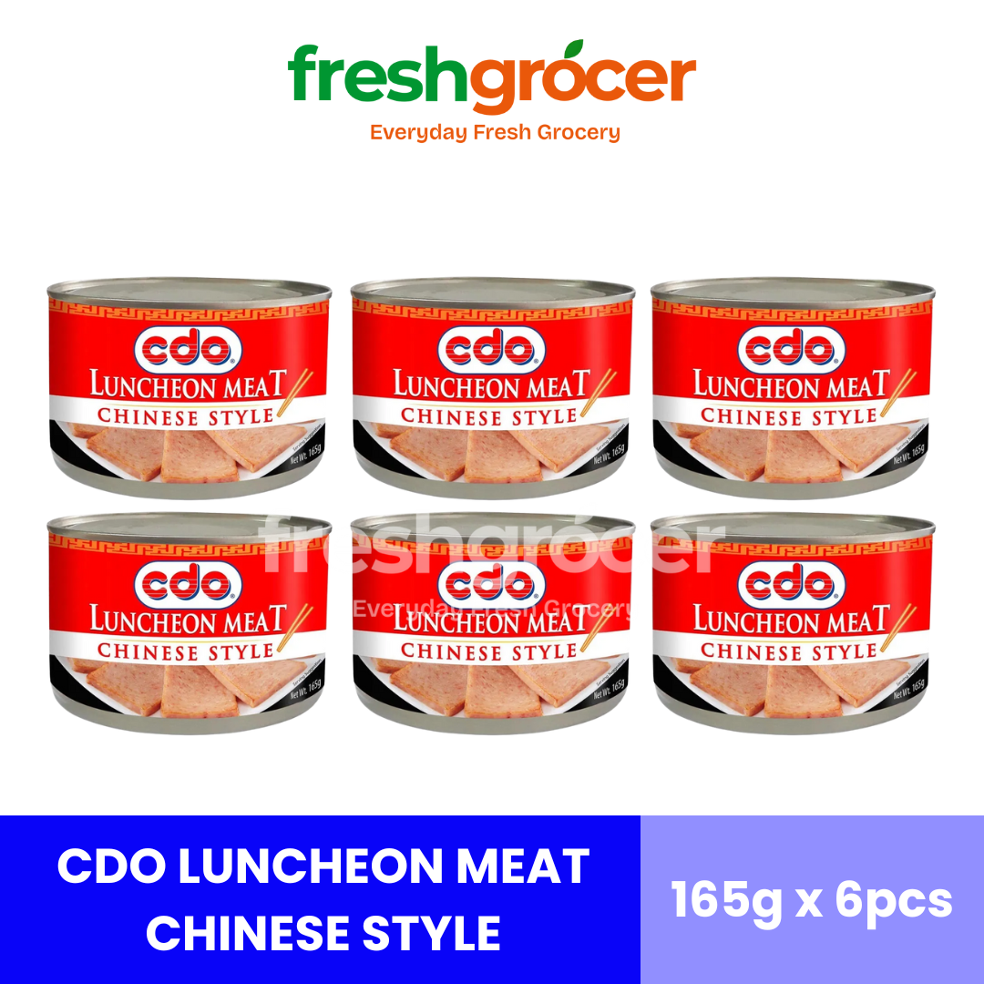 CDO Luncheon Meat Chinese Style 165g - Pack of 6