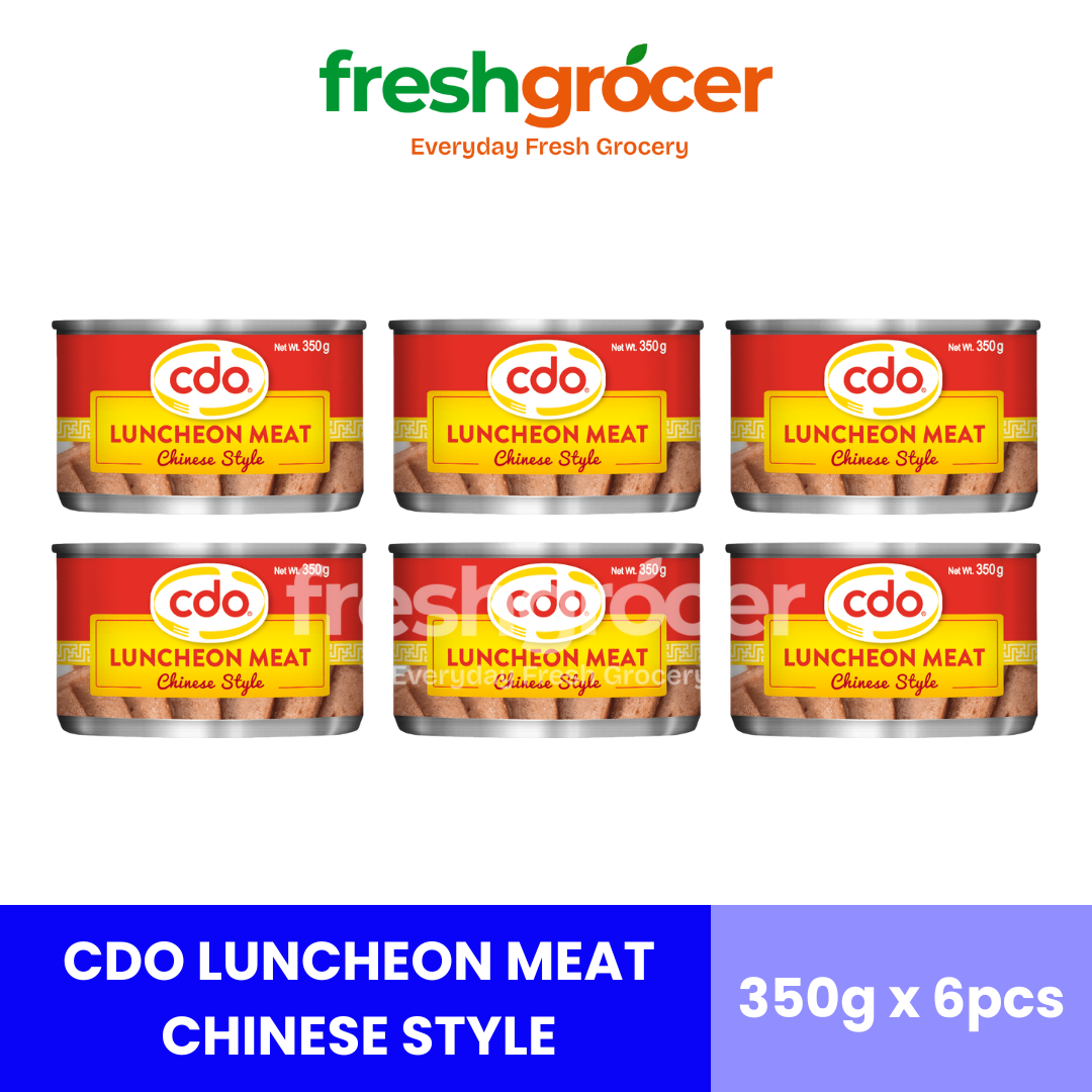 CDO Luncheon Meat Chinese Style 350g - Pack of 6
