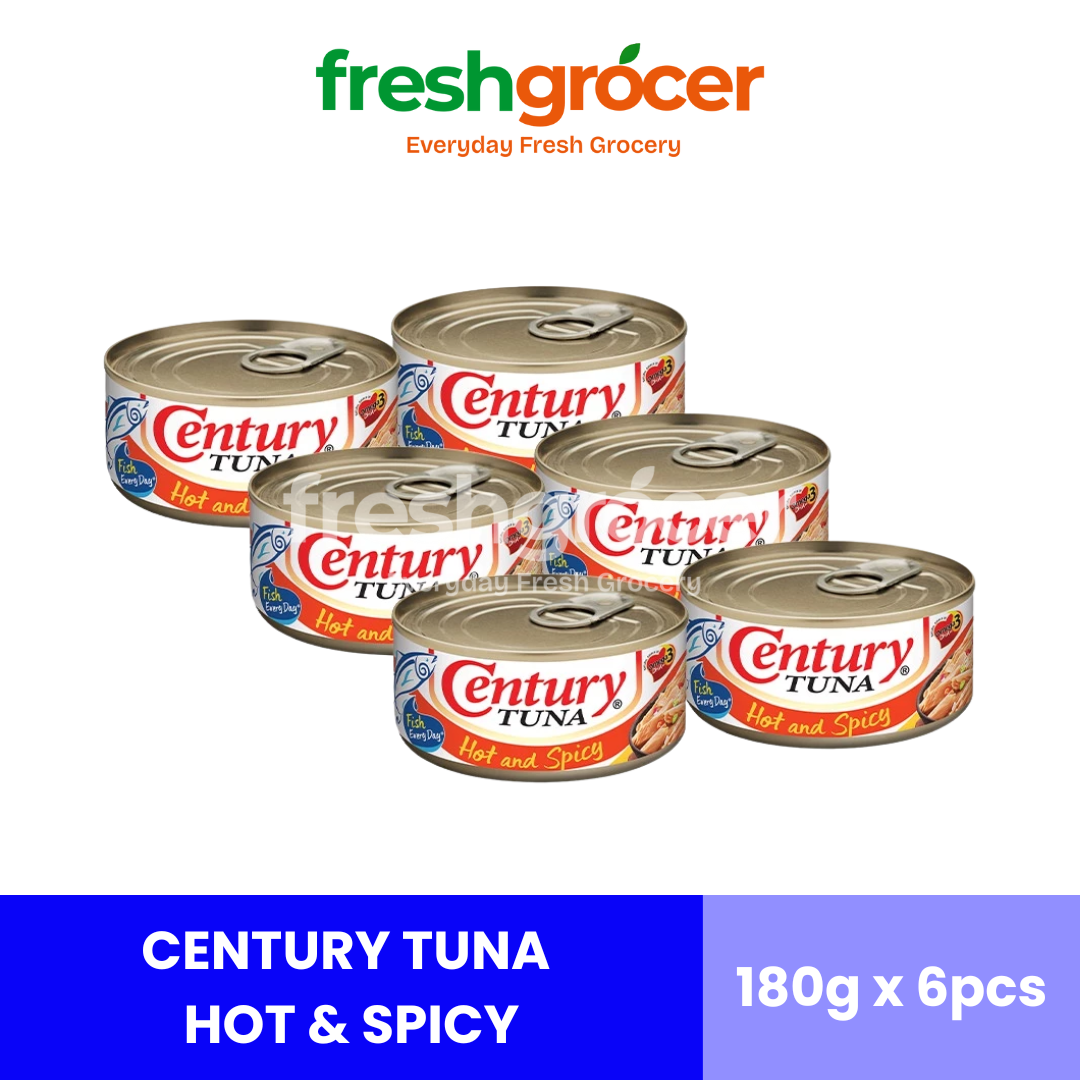 Century Tuna Hot And Spicy 180g - Pack of 6