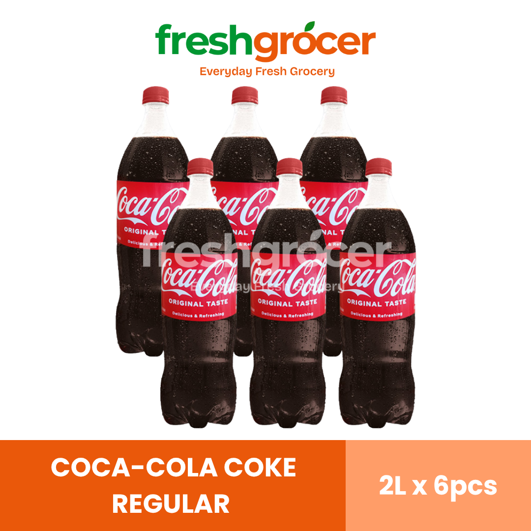 Coca-Cola Coke Regular Softdrink 2L - Pack of 6