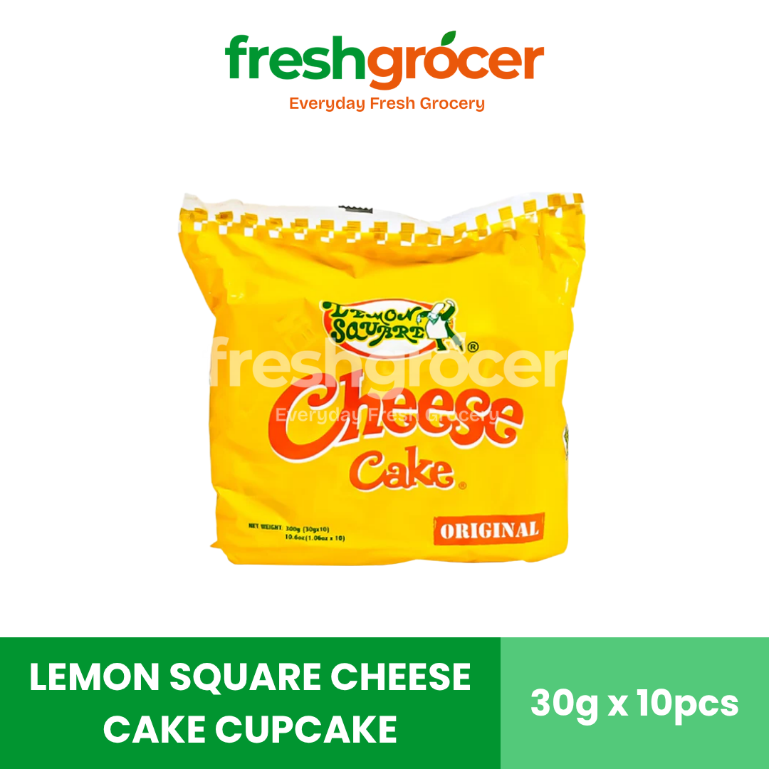 Lemon Square Cheese Cake Cupcake 30g - Pack of 10