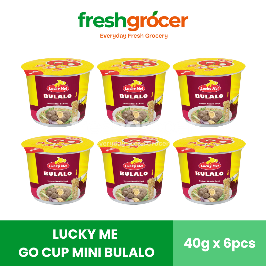 Lucky Me Go Cup Mini Bulalo 40g - Pack of 6