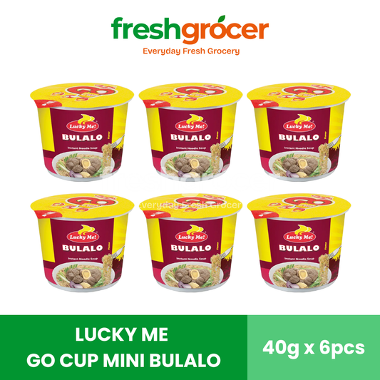 Lucky Me Go Cup Mini Bulalo 40g - Pack of 6