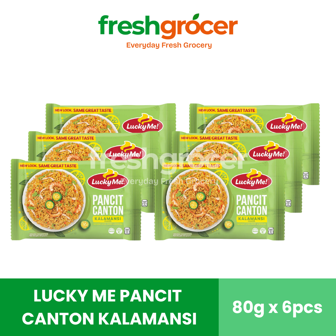 Lucky Me Pancit Canton Kalamansi 80g - Pack of 6