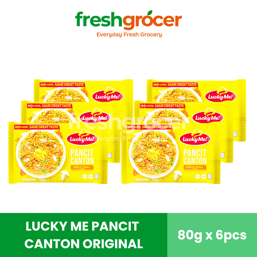 Lucky Me Pancit Canton Original 80g - Pack of 6