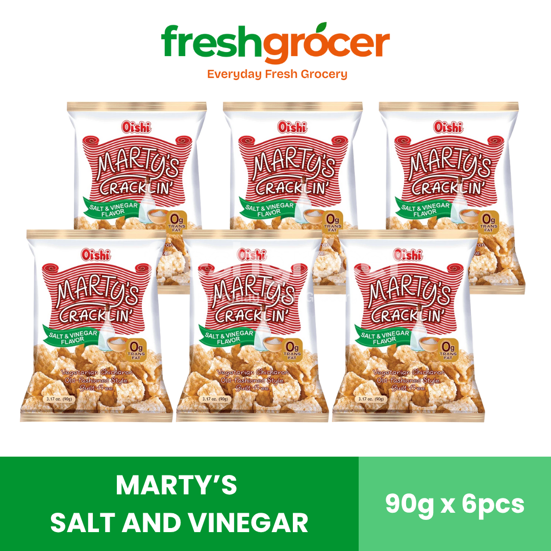 Martys Salt And Vinegar 90g - Pack of 6