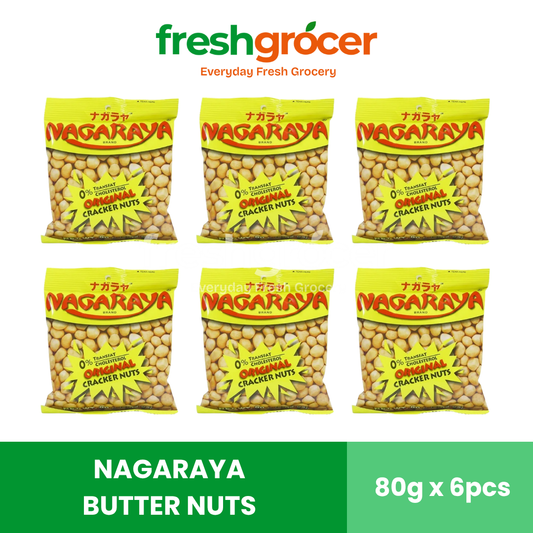 Nagaraya Butter Nuts 80g - Pack of 6