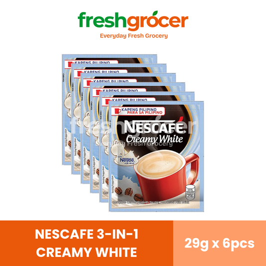 Nescafe 3-In-1 Creamy White 29g - Pack of 6
