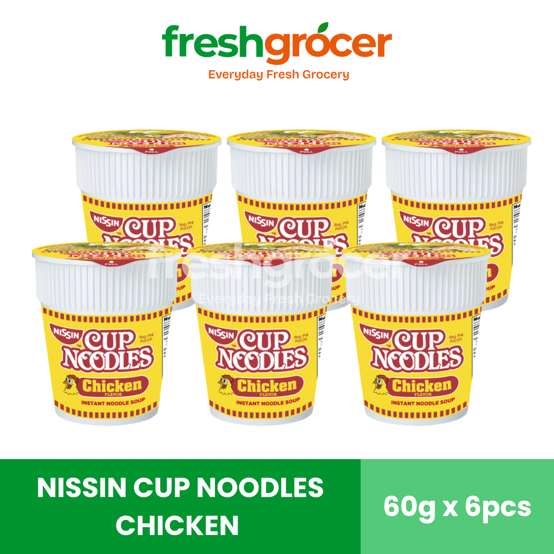 Nissin Cup Noodles Chicken 60g - Pack of 6