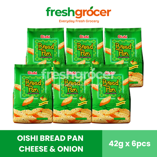 Oishi Bread Pan Cheese And Onion 42g - Pack of 6