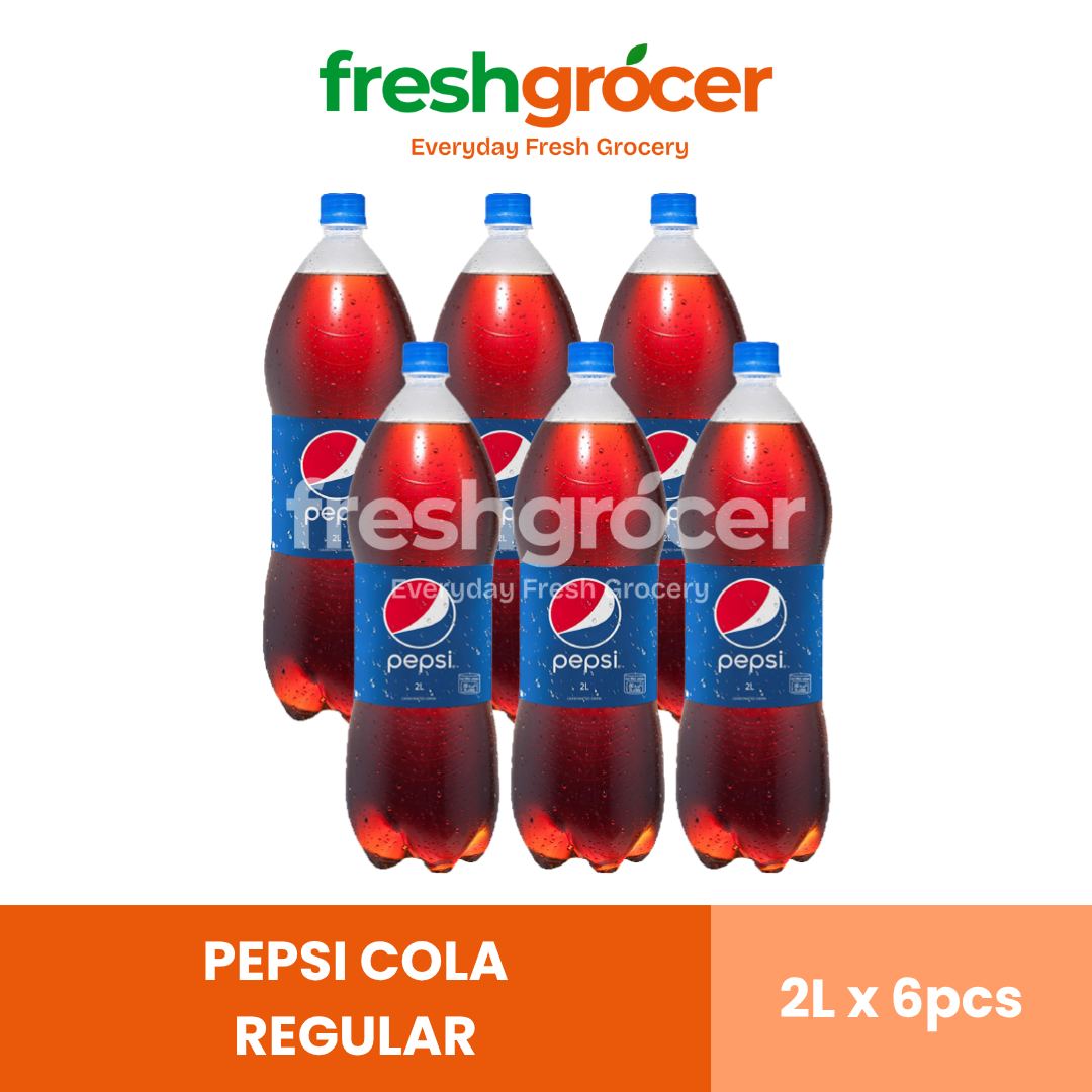 Pepsi Cola Regular Softdrink 2L - Pack of 6