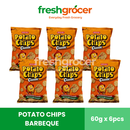 Potato Chips Barbeque 60g - Pack of 6