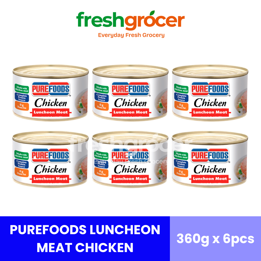 Purefoods Luncheon Meat Chicken 360g - Pack of 6