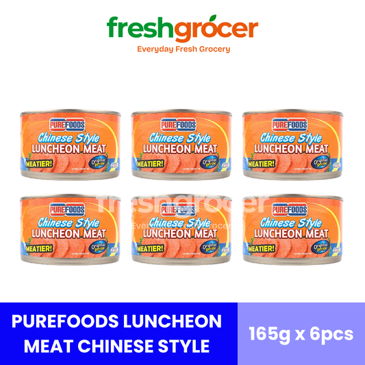 Purefoods Luncheon Meat Chinese Style 165g - Pack of 6