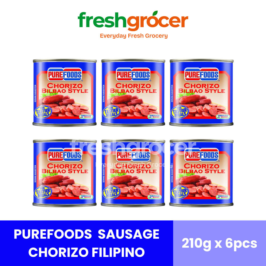 Purefoods Sausage Chorizo Filipino 210g - Pack of 6