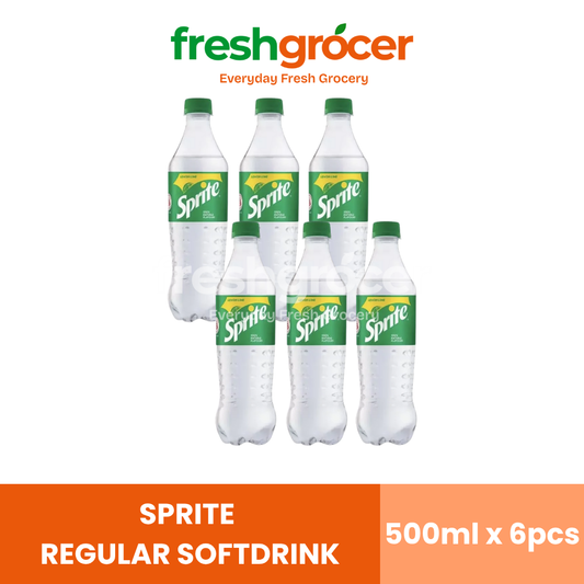 Sprite Regular Softdrink 500ml - Pack of 6