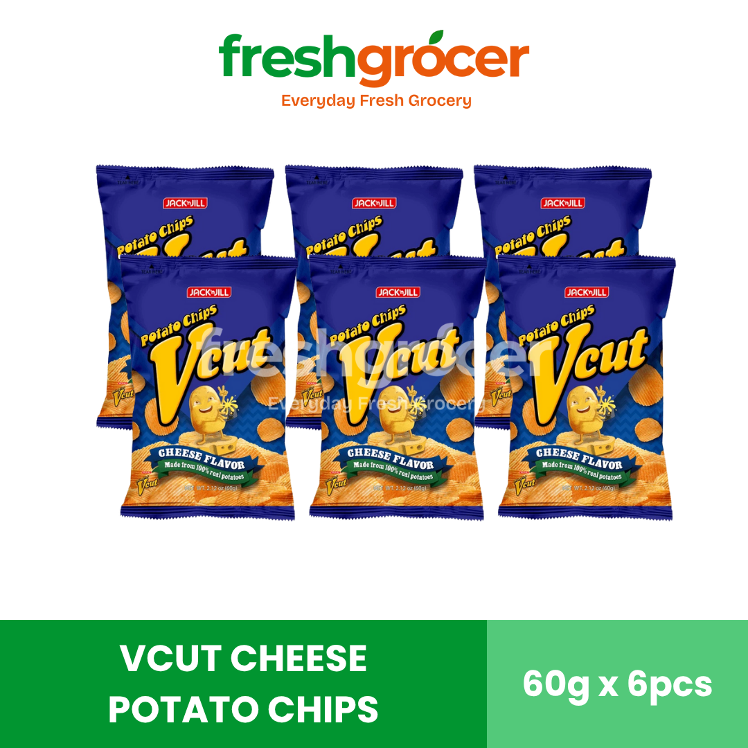 Vcut Cheese Potato Chips 60g - Pack of 6