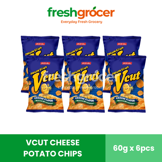 Vcut Cheese Potato Chips 60g - Pack of 6